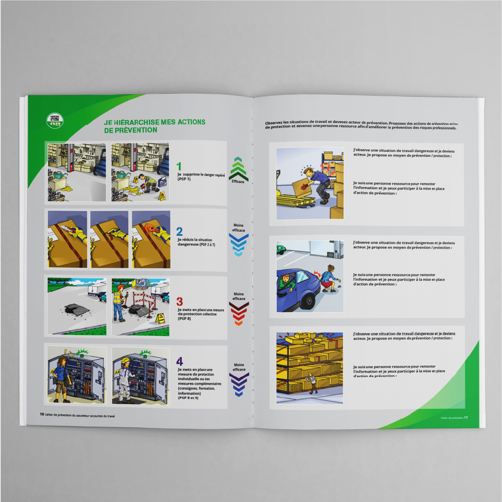 Extrait exercice pour formation SST, Edition Securite Prevention