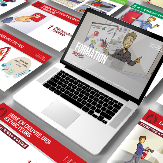 Diaporama de formation incendie, Edition Securite Prevention