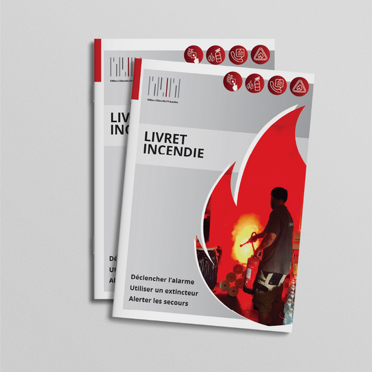 Livret de formation incendie, réalisé par Edition Sécurité Prévention